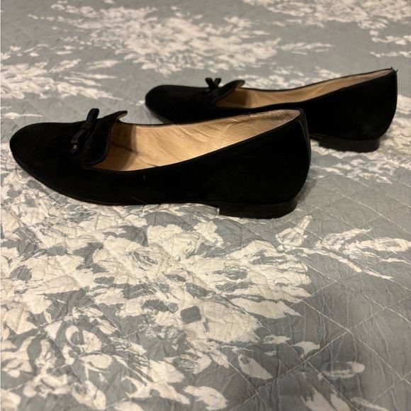 Louise et Cie Black Suede Loafer Flats - Picture 4 of 8